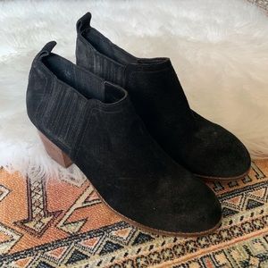 Dolce Vita Western Leather Black Ankle Boot - 8